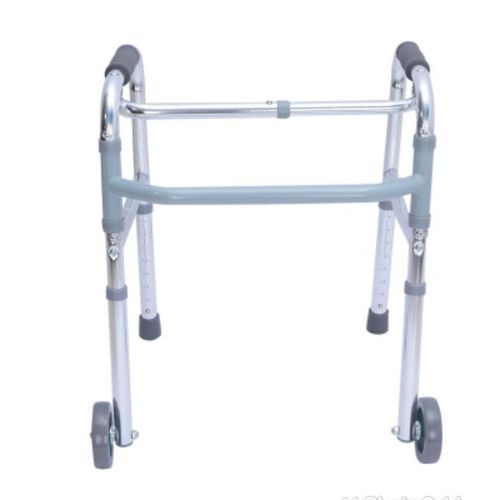 Folding Aluminium Walking Frame with Wheels