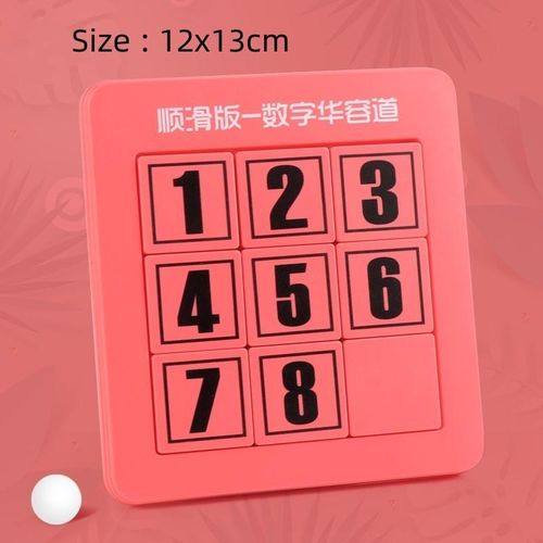 Montessori 6x6 Number Sliding Jigsaw Puzzle Kids Math Toy Board Game Block Maze Toy Children Logical Thinking Educational Toys