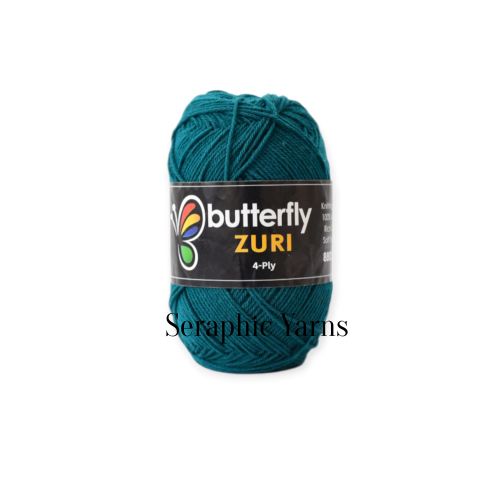 Blue Green Butterfly Zuri Acrylic Think Yarn 10PCS 100% Acrylic