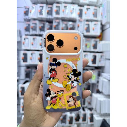 Mickey Cartoon Clear Protective Phone Case for iPhone 17 Pro max