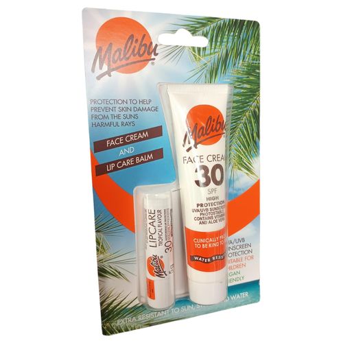SPF 30 FACE CREAM And LIP CARE BALM Protection Resistant to Sun Sweat Water jm