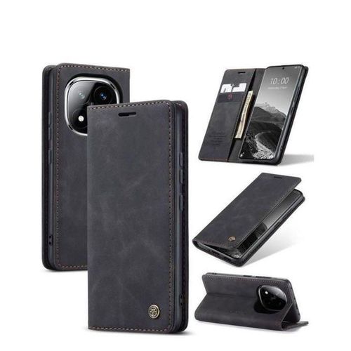 Caseme Wallet Flip Cover For Xiaomi Redmi Note 14 Pro/+ Plus Leather PU Phone Case Shockproof Durable Retro Case