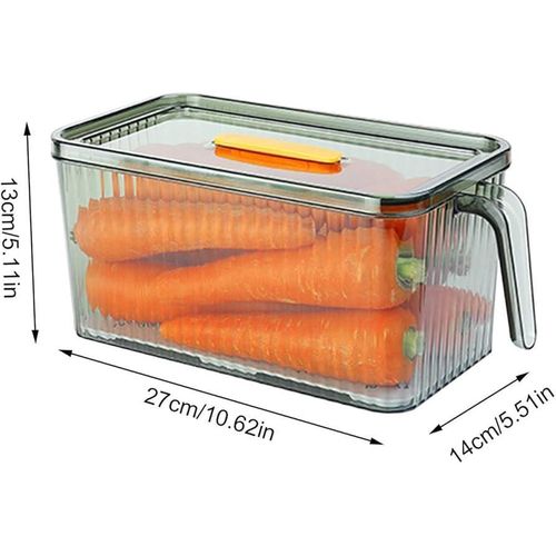 3L Elegant acrylic fridge container with date indicator
