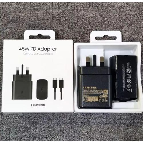 45 Watts Super Fast Type C To C Charger For Galaxy S20 Plus S20 Ultra S21 PlusS21 Ultra S22 Ultra S23S23 Plus S23 Ultra S24 S24 Plus S24 Ultra Note 10 Plus Tab S8 S25 S25 Ultra Z Fold 5 Fold 6 Fold 7 Flip 5 Flip 6 Flip 7 Tab S10 Ultra