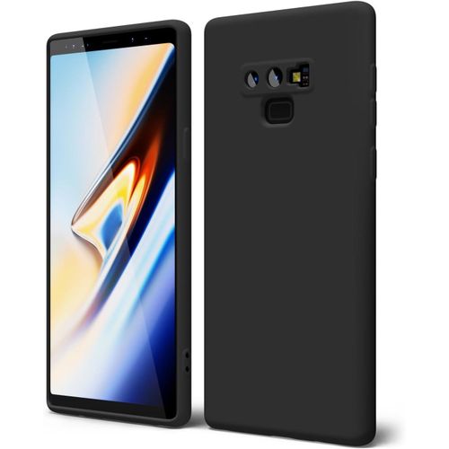 Soft Silicone Slim Fit Cover Anti-Scratch Shockproof Case for Samsung Galaxy Note 9 - Black