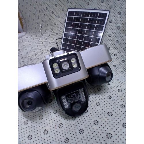 v380 4g tripple lens solar ptz camera
