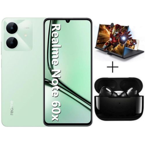 Note 60X, 6.74'', 3GB RAM + 64GB RAM, 5000mAh,8MP - Green + Free Gifts