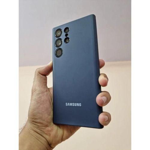 Galaxy S24, Liquid Silicone Slim Shockproof Cover Case -blue