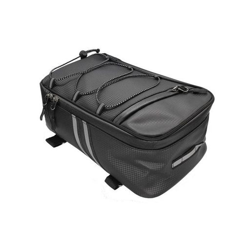 Bike Rack Rear Carrier Bag Trunk Bag PU Leather Waterproof