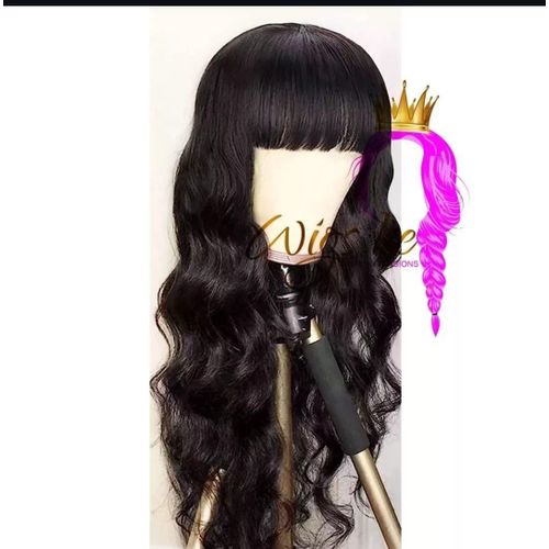 Long wavy wig with frontal hair