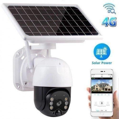 Solar Camera Solar Low-Power Dome Camera 4G WiFi 3MP HD Security Solar Camera PTZ