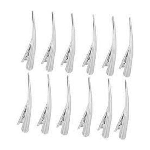 White Beak Clips 12pc
