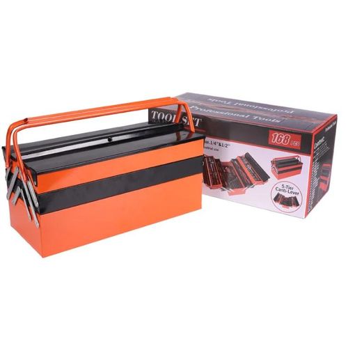 168pcs hand mechanic socket ratchet wrench combination tool kits home repair tools set