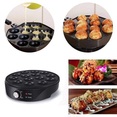 Electric Popcake Maker Vitumbua Machine – 18 Non Stick Cake Plates