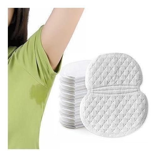 18 pcs Underarm Sweat Patch, Disposable Nonwoven Anti-Sweat, Soft & Breathable, Invisible Design ( 18 Pieces, White)