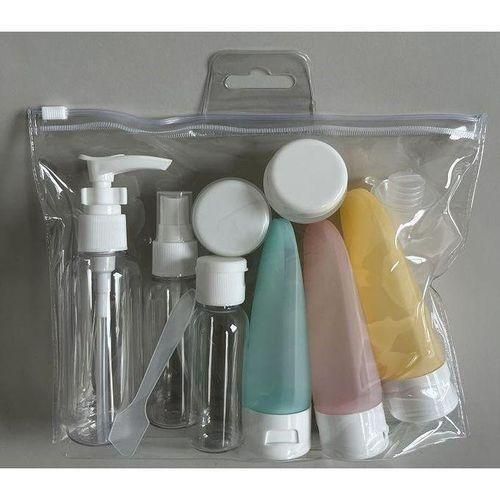 11pcs Travel Storage Set Cosmetics Empty Bottle Travel Wash