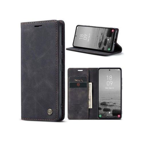 Caseme Premium Magnetic Flip Wallet Case for Redmi Note 14 Pro Plus – Luxury PU Leather Cover with Card Slots, Shockproof TPU Inner Shell & Full Body Protection