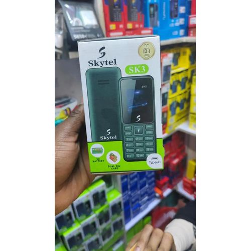 SKYTEL SK3 1.77" SCREEN DISPLAY DUAL SIM FEATURE PHONE 1150mAh BATTERY CAPACITY TYPE C CHARGING