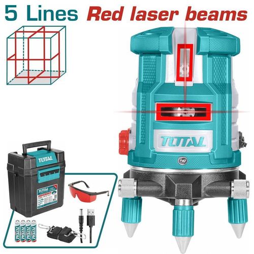 TLL306505 Self-leveling line laser(Red laser beams) Range: 0~30 m