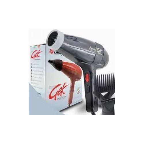Super GEK 3800 Blow Dry Hair Dryer - Black.