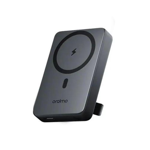 MagPower 15 10000mAh Wireless and Wired Power Bank , Strong Magnetic Attachment 15W Magnetic Wireless + 22.5W Fast Wired Charging – Type-C Input, Foldable Stand, Multi-Device Charging – Black