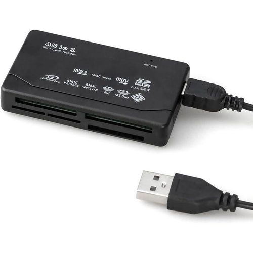 6 in 1 Memory Card Reader - Universal USB Card Reader for SD/Micro SD/CF/XD/MS Pro/M2 Card