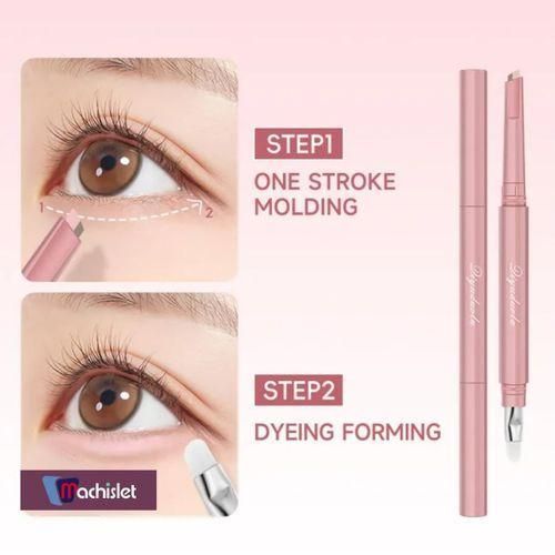 Machislet Multi-purpose two-color horizontal silkworm pen