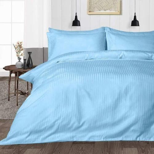 Cotton Binded Striped Duvet Set – 4 Pieces (6x7)