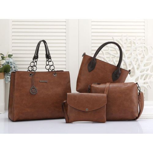 4 IN 1 LEATHER HANDBAGS