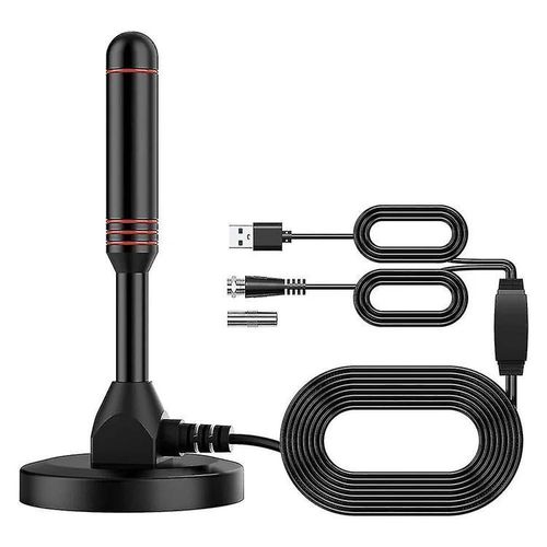 High Signal Indoor TV Aerial Over 60Miles Long Range Access Freeview TV Aerial- Support 4K 1080P Antena Digital Tv Hd Amplified Hdtv Antenna Indoor Digital Tv Long Range