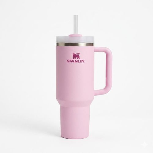 Stanely Cupsbabypink Premium 40oz Insulated Tumbler Luxury Stainless Steel Travel Mug with Handle Elegant Durable Design