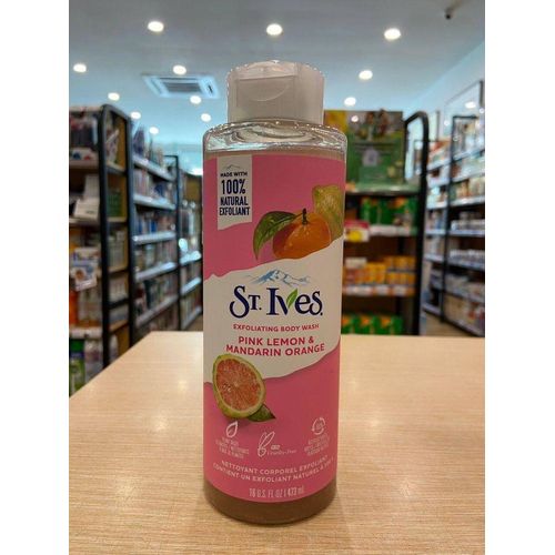 Exfoliating body wash scrub