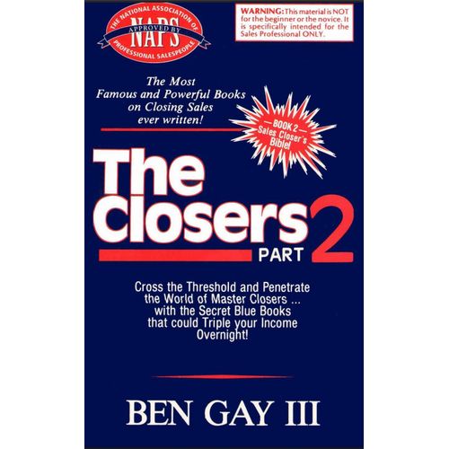 The Closers Part 2 Book By Ben III