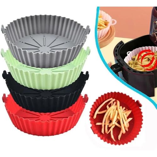 Medium Air fryer silicon liners pot reusable oven tray accessories