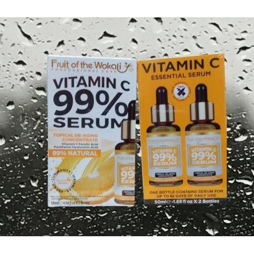 Fruit Of The Wokali Vitamin C 99% Serum, Tropical De-Aging Concentrate - 50ml