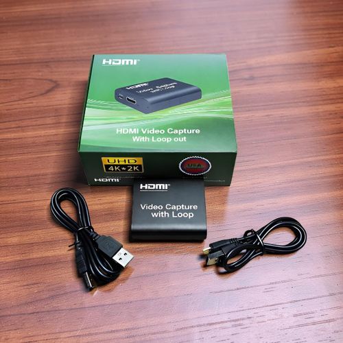 Advanced Low Delay Recording Device for Professional Streaming HDMI Video Capture Card with Loop Out