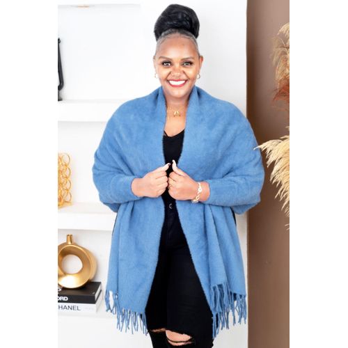 Ladies Quality Warm Poncho Sweater