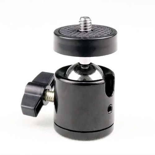 Universal Mini Tripod Ball Head with Metal Build for DSLR Camera Camcorder and LED Light Mounting