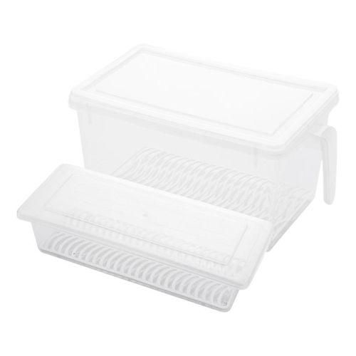 Storage Food Box Container Boxes Plastic Crisper 28X13X155