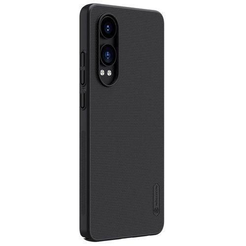 Oneplus Nord CE 4 Lite Phone Case, Nilkin Super Frosted Hard Back Dotted Grip Cover PC Black Protective Cover