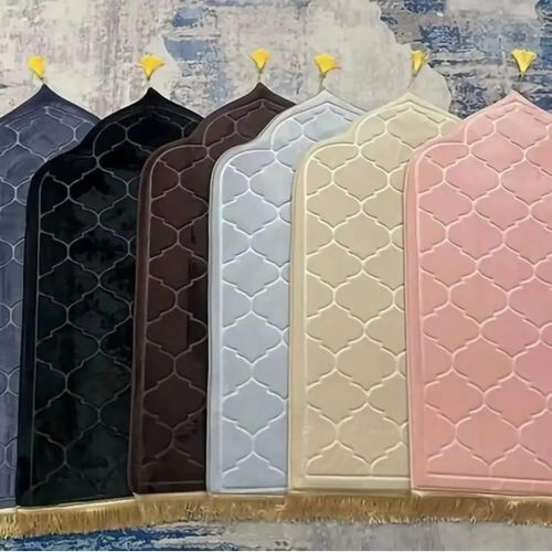 Rectangular Prayer Mat – Large Washable Mswalah for Indoor & Outdoor Use (70×110cm)