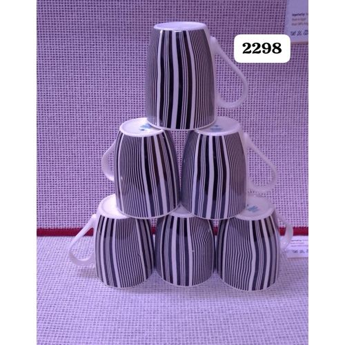 fancy black and white mugs