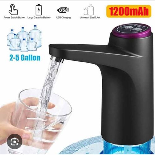 Touch Intelligent Water Dispenser Automatic 600ml Smart Touch Control Water Pump Electric Bottle Water Dispenser Rechargeable Portable Home Office Kitchen Use Hygienic Fast Water Delivery System