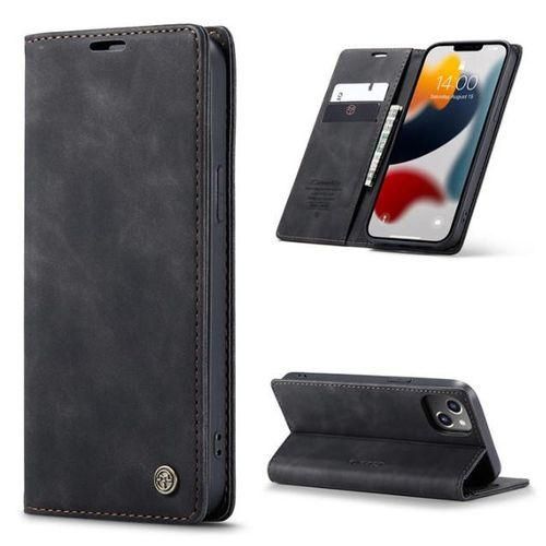 Caseme Wallet Flip Case, Retro Leather All-Round Protection Flip Cover Case For IPhone 14 Plus