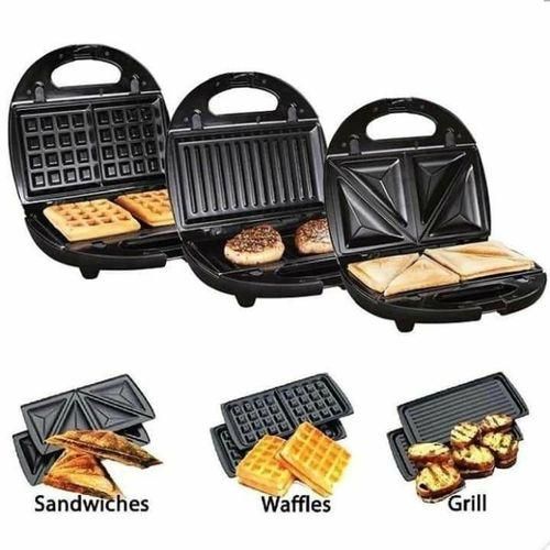 3in1 Sandwich Maker Grill Waffle Maker