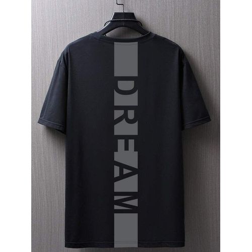 3D T-shirt black printed-front printed