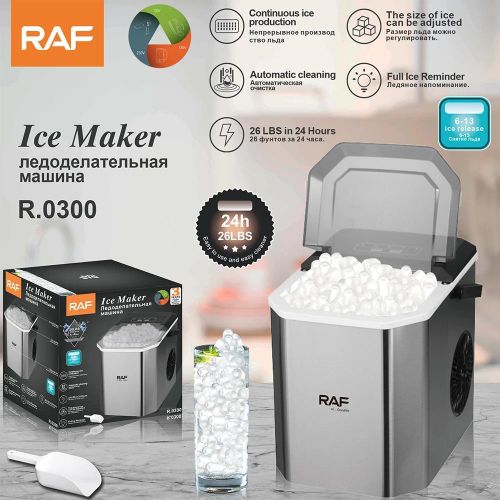 Electric Automatic Adjusted Size Mini Ice Maker Machine for Household Coffee ice cube making