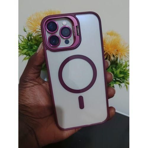 Magnetic phone for iPhone 14 pro Case Full-Body Shockproof MagSafe Built-in Stash Stand 1 Set of Individual Lens Protectors