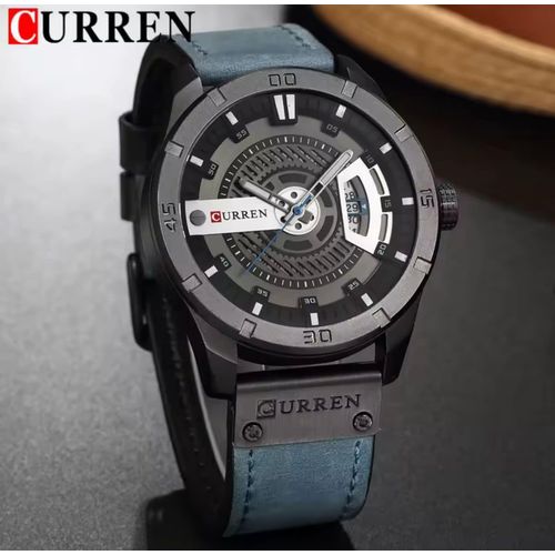 Curren Gents 8301 Quartz Watch – Date Display, Water Resistant, Stylish Design