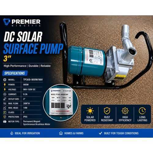 Agricultural Solar Surface Pump with IP65 Protection